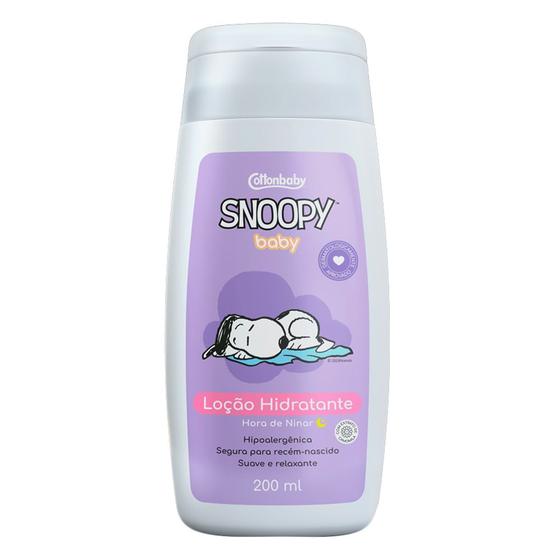 Imagem de Loção Hidratante Cottonbaby Snoopy Baby Hora de Ninar 200ml