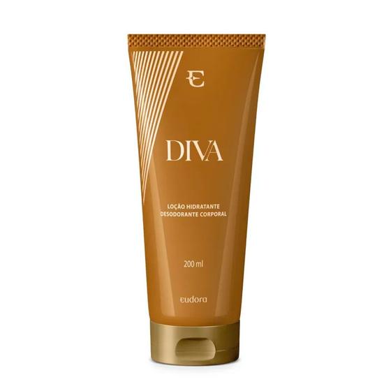 Imagem de Loção Hidratante Desodorante Colônia Corporal Diva 200ml