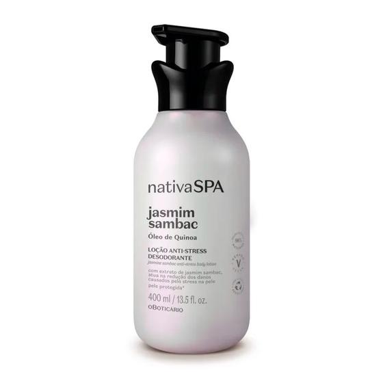 Imagem de Loção Hidratante Desodorante Corporal Anti-stress Nativa SPA Jasmim Sambac 400ml