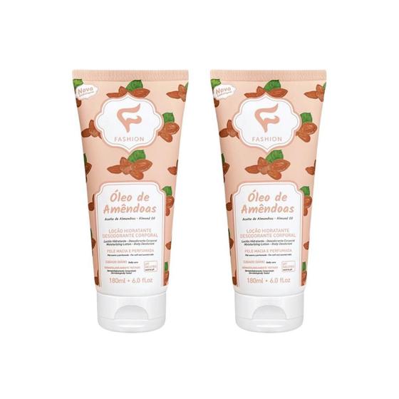 Imagem de Loçao Hidratante Fashion 180Ml Oleo De Amendoas 180Ml - 2Un