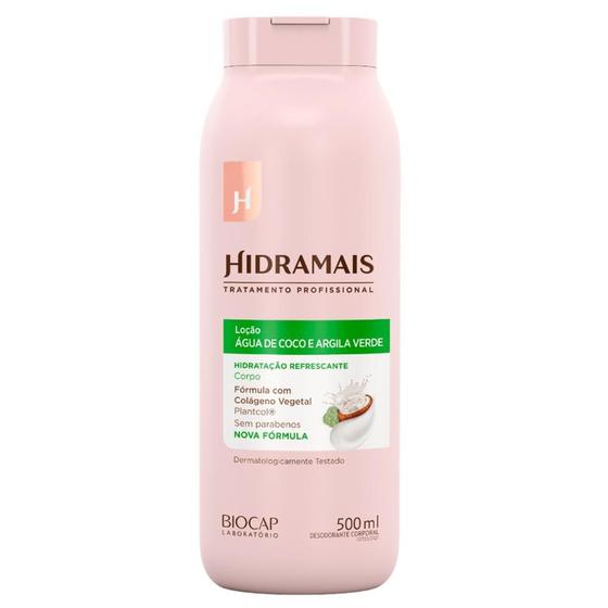 Imagem de Loção Hidratante Hidramais Água de Coco & Argila Verde 500ml