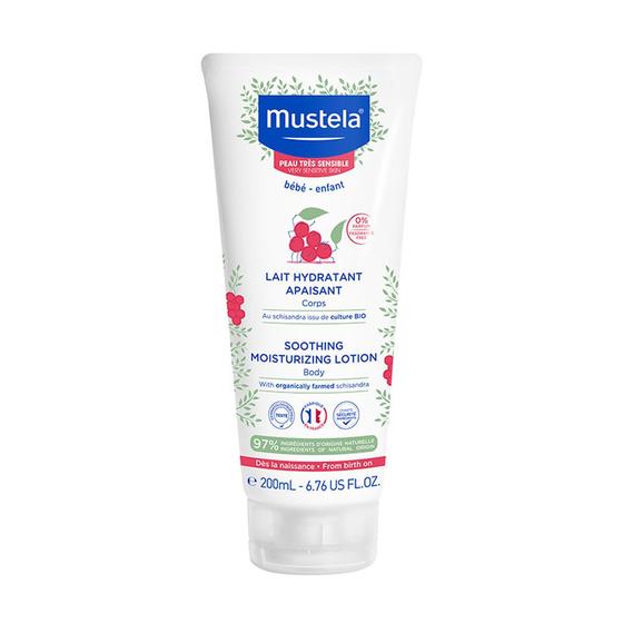 Imagem de Loção Hidratante Mustela Bebê Pele Muito Sensível Rosto e Corpo 200ml