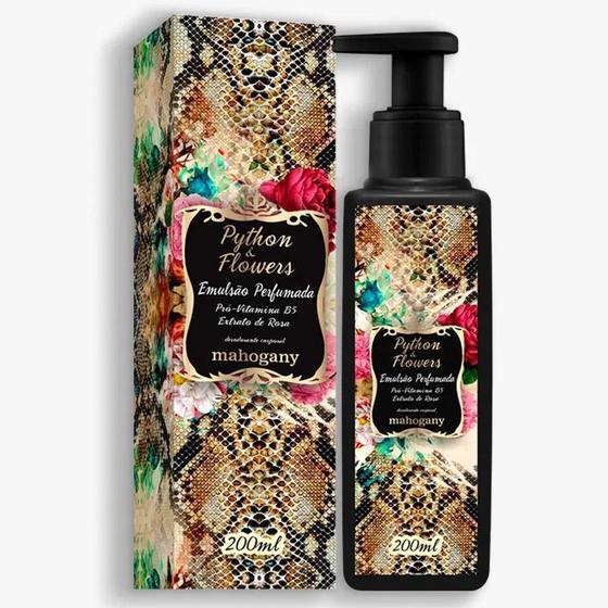 Imagem de Loção Hidratante Python e Flowers 200ml Mahogany