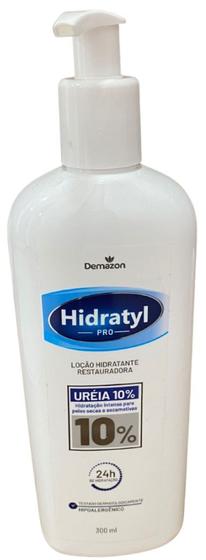 Imagem de LOÇÃO HIDRATANTE RESTAURADORA URÉA 10% HIDRATYL 300ml DEMAZON