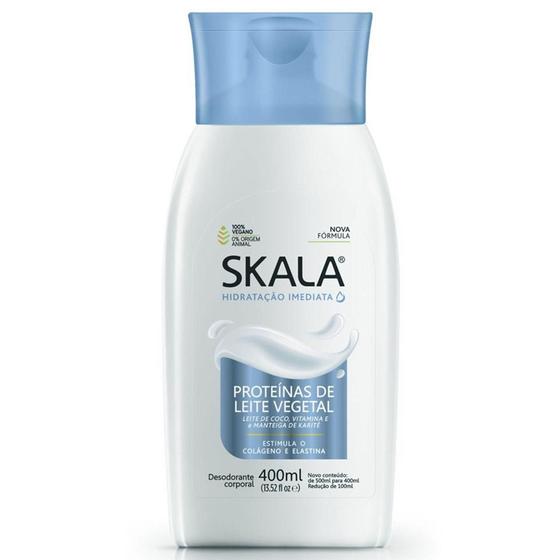 Loção Hidratante Skala Proteínas de Leite Vegetal 400ml Menor preço em Loção Hidratante Skala Proteínas de Leite Vegetal 400ml