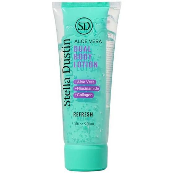 Loção Hidratante Stella Dustin Aloe Vera Dual Body Refresh 200 ml ...