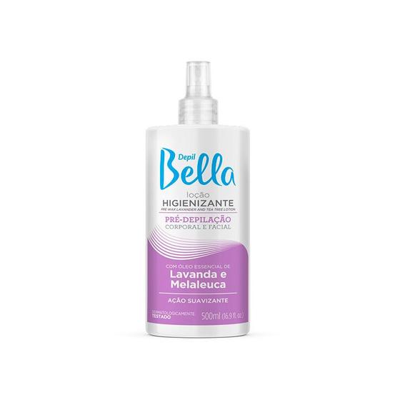 Imagem de Loção Higienizante pré-depilação lavanda e melaleuca 500ml - Depil Bella