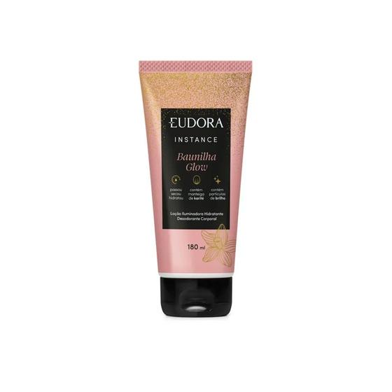 Imagem de Loção Iluminadora Eudora Corporal Instance Baunilha Glow 180ml