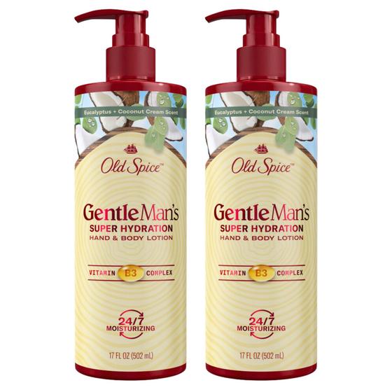 Imagem de Loção Old Spice Gentleman's Blend para Mãos e Corpo - 500ml (Pack com 2)