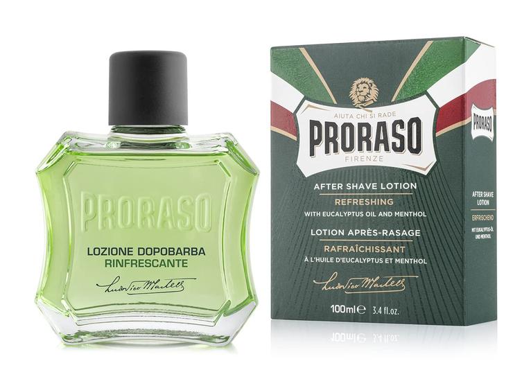 Imagem de Loção pós-barba Proraso Tonificante Refrescante para Homens 100mL