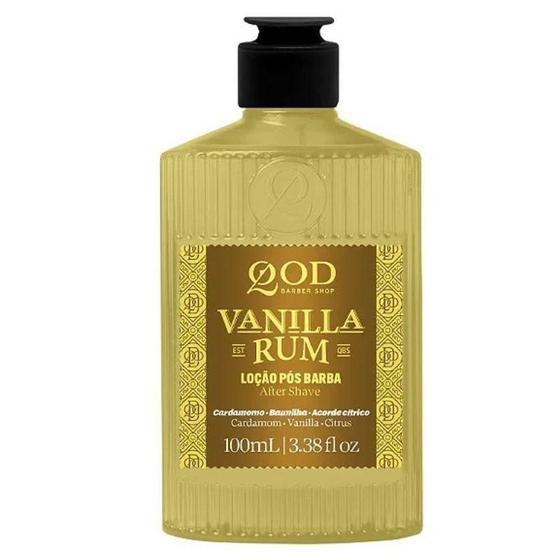 Imagem de Loção Pós Barba Vanilla Rum 100 Ml - Qod Barber Shop