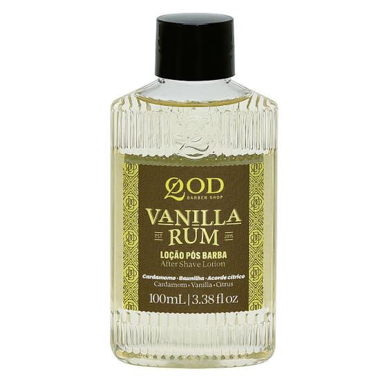 Imagem de Loção Pós Barba Vanilla Rum 100 Ml - Qod Barber Shop