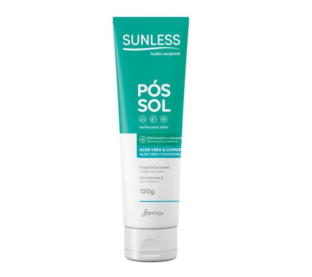 Imagem de Loção Pós Sol Sunless Aloe Vera 120ml - Farmax