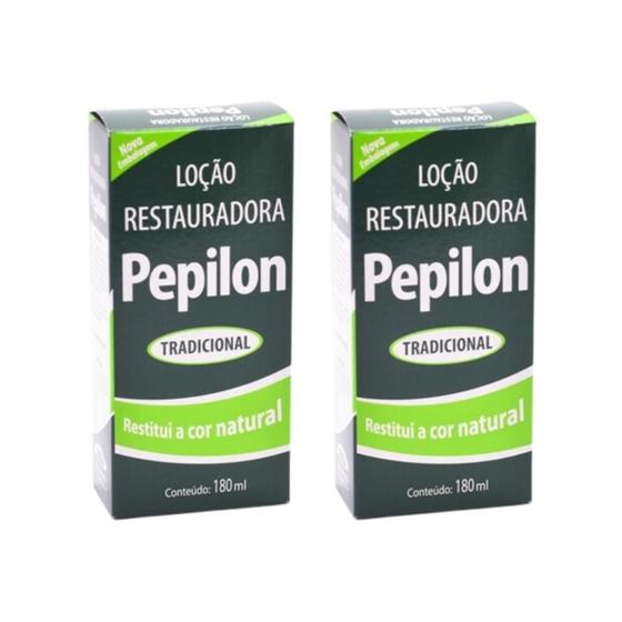 Imagem de Loçao Restauradora Pepilon 180Ml - Kit Com 2Un