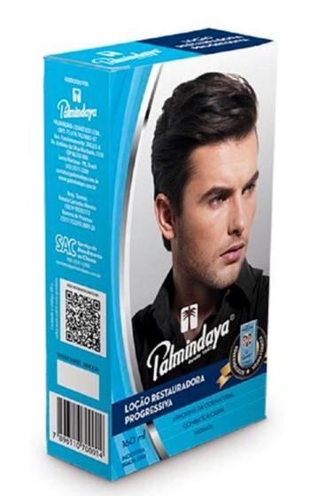 Imagem de Loção Restauradora Progressiva Masculino 160Ml - Palmindaya