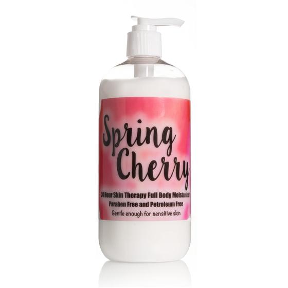 Imagem de Loção The Lotion Company 24 horas para terapia de pele Spring Cherry 480 ml