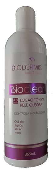 Imagem de LOÇÃO TÔNICA PELE OLEOSA 365ml Bioclean controla oleosidade Biodermis