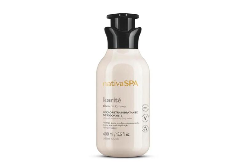 Imagem de Loção Ultra Hidratante Desodorante Corporal Nativa SPA Karité 400ml - Oboticário