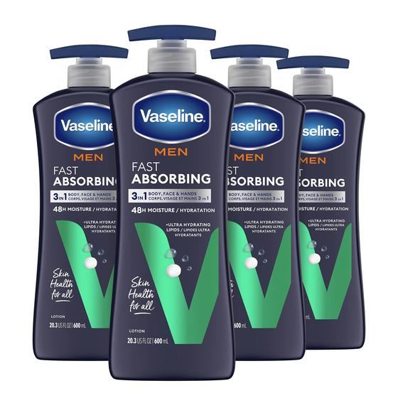 Imagem de Loção Vaselina Healing Moisture para Mãos e Corpo - 600ml (Kit com 4)