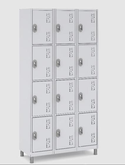 Imagem de Locker de Aço com 12 Portas Varias Cores Durável