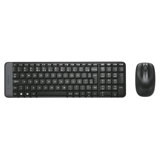 Imagem de Logitech mk220 kit teclado mouse sem fio