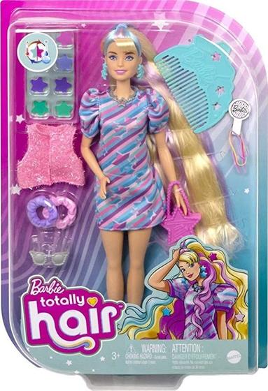 Imagem de Loira Barbie Fashion Totally Hair Mattel Hcm88
