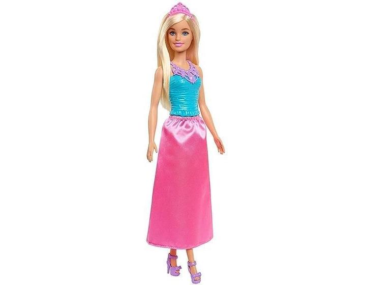 Imagem de Loira Barbie Princesas - Mattel HGR00-HGR01