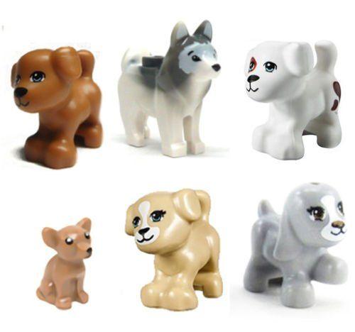 Imagem de Loja de animais brinquedo 6 pçs Figura cachorro miniatura enorme menino menina