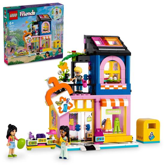 Imagem de Loja de moda vintage de brinquedo LEGO Friends com 3 minibonecas