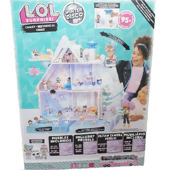 Lol Surprise Chalet Winter Disco 95 Surpresas Candide Boneca LOL