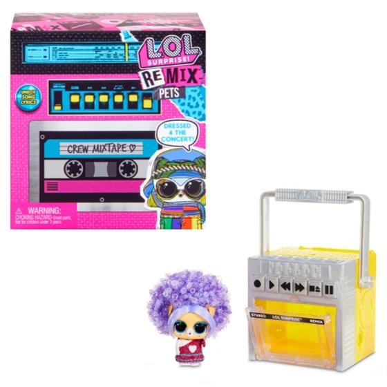 LOL Surprise! Remix Hair Flip Pets CANDIDE Boneca LOL Magazine Luiza