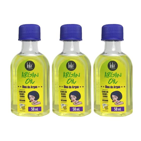 Imagem de Lola Cosmetics Argan Oil Kit com 3 Óleos Capilares