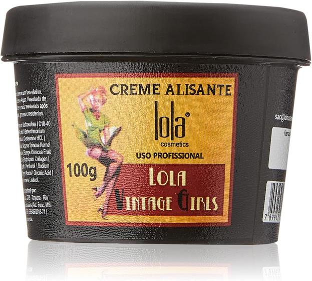 Imagem de Lola Cosmetics Creme Alisante Hair Vintage Girl - 100g