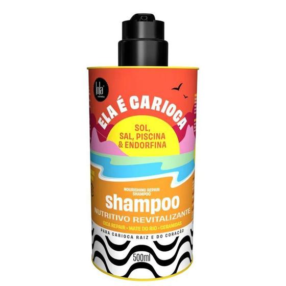 Imagem de Lola Cosmetics Ela é Carioca Sol, Sal, Piscina & Endorfina  Shampoo Nutritivo 500ml