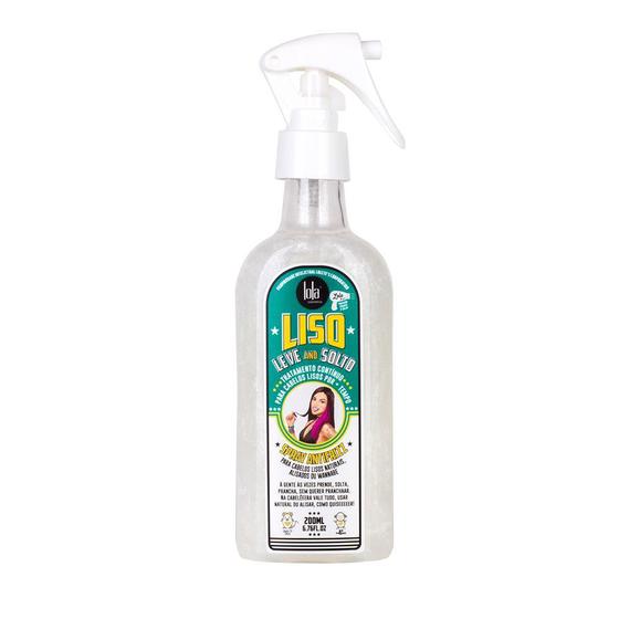 Lola Cosmetics Liso, Leve and Solto Spray Antifrizz 200ml - LOLA COSMETICOS