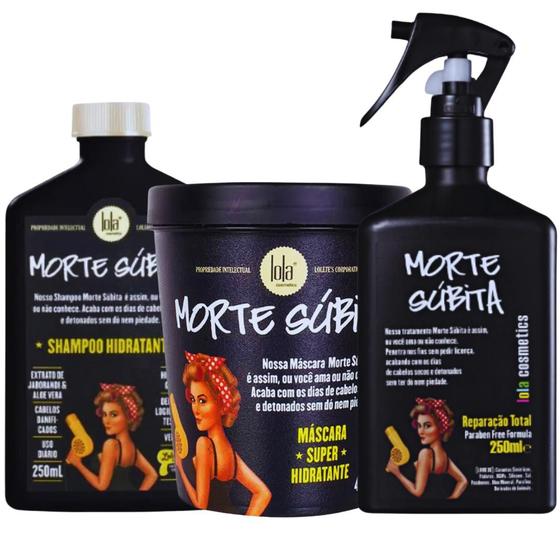 Imagem de Lola Morte Súbita Sh 250ml + Masc 450ml + Spray 250ml