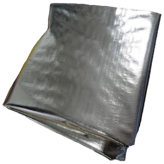 Imagem de Lona 20 x 2 mts metalizada refletiva calor capa prancha surf