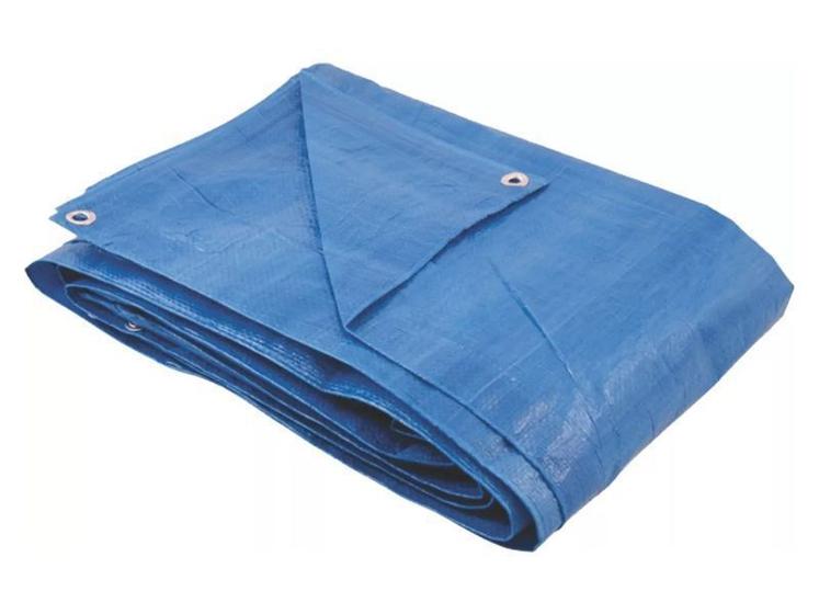 Lona Azul Reforçada 4x4 metros 70 Grs 100 micras AJAX Menor preço em Lona Azul Reforçada 4x4 metros 70 Grs 100 micras AJAX