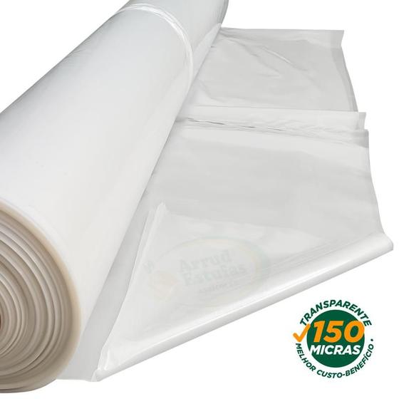 Lona Estufa Filme Plastico 150 Micras Transparente 4X43m Menor preço em Lona Estufa Filme Plastico 150 Micras Transparente 4X43m