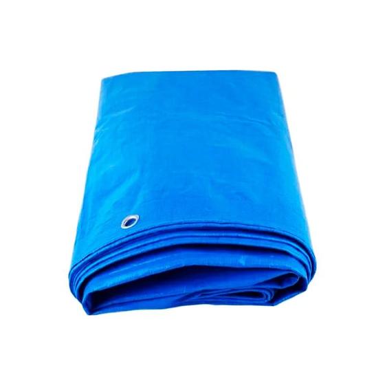 Imagem de Lona Multiuso Polietileno 3X2 M Azul BelFix 100 Micras Fio Sintético Impermeável