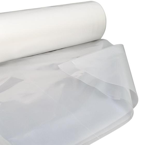 Imagem de Lona para Horta Filme Plastico 100 Micras Difusor 8X29m Para Cobertura de Estufa Agrícola
