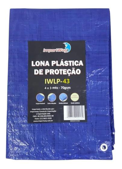 Imagem de Lona Plastica Impermeavel Piscina Barraca 4x3m Multiuso