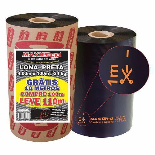 Lona plastica preta 4x110m bobina 24kg maxilona Menor preço em Lona plastica preta 4x110m bobina 24kg maxilona