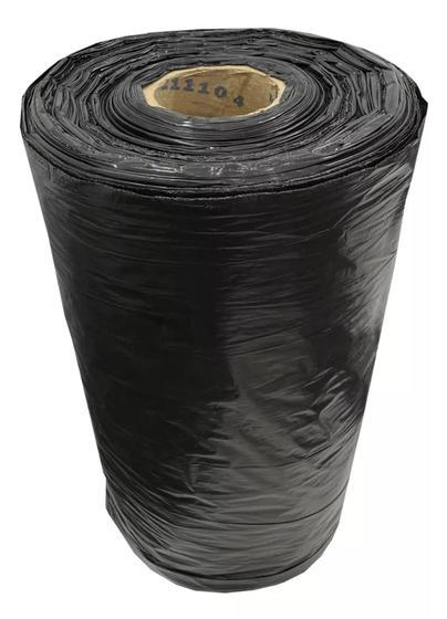 Imagem de Lonas plástica preta 4 x 100 mts 8kg (obras ,construções, proteção em pintura,)
