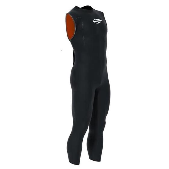 Imagem de Long John Triathlon Backzip Masculino S/M Athlon Flex 3.2mm Mormaii