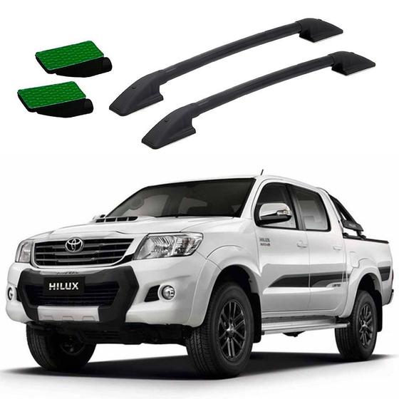 Imagem de Longarina hilux 2004 2005 2006 2007 a 2015 preto colado