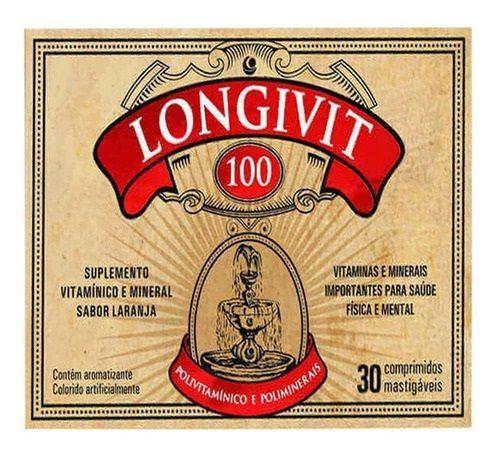Imagem de Longivit 100 c/30 Cp Polivitamínico e Poliminerais - Cifarma