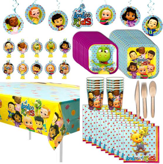 Imagem de LooLoo Nursery Rimas Festa em uma caixa 102pc serve 10 crianças