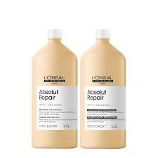 Imagem de Loreal Absolut Repair Pos Quimica Shampoo 1,5 Litro e Condicionador 1,5 Litro