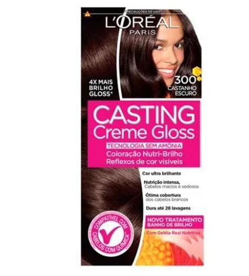 Imagem de Loreal Casting Gloss Coloração 300 Castanho Escuro